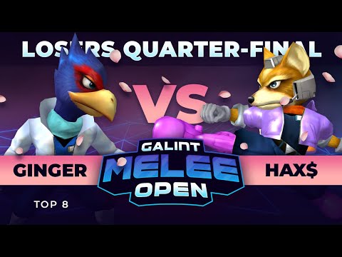 Galint Melee Open: Spring Edition - Ginger (Falco) vs Hax$ (Fox) - Top 8 Losers Quarter-Final