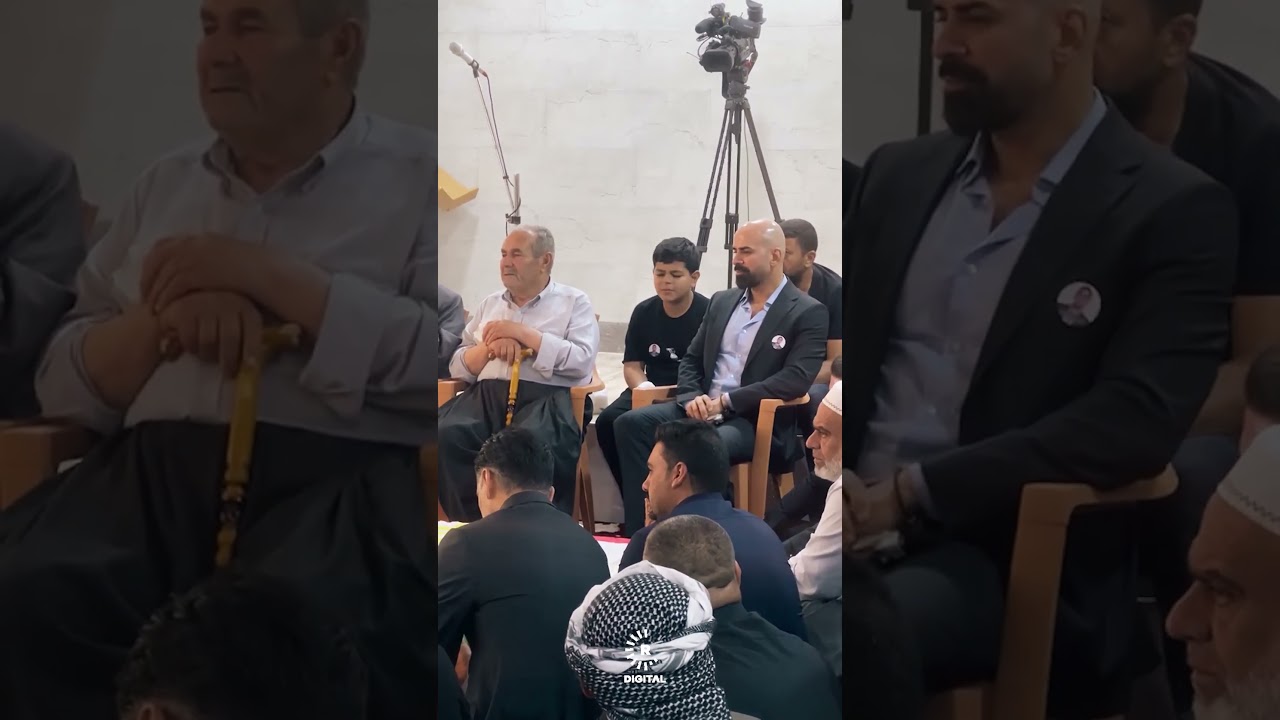ڤیدیۆ | کوڕە گەورەی هەڵکەوت عەزیز وێنەی باوکی ماچ دەکات و بەکوڵ دەگریوێنەی باوکی ماچ دەکات