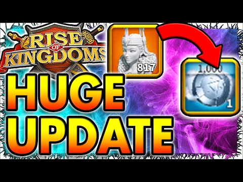 FINALLY A USE FOR AETHELFLAED SCULPTS? BIG UPDATE TO KVK, COMMANDERS, & EVENTS Rise Of Kingdoms 2020