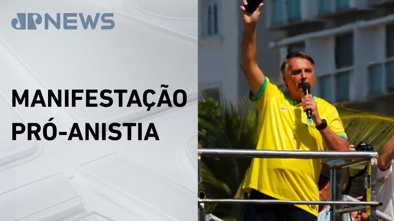 Bolsonaro reúne apoiadores em ato no Rio de Janeiro neste domingo (16); Acacio e Jesualdo comentam