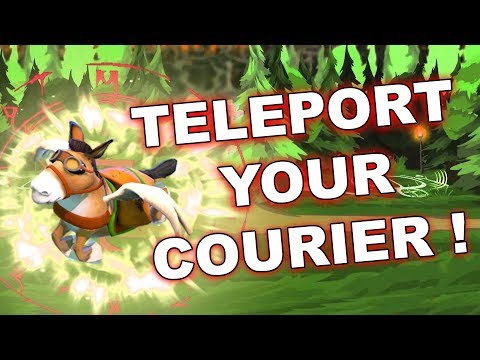 Dota 2 Tricks: How to Teleport Couriers! 7.20E update