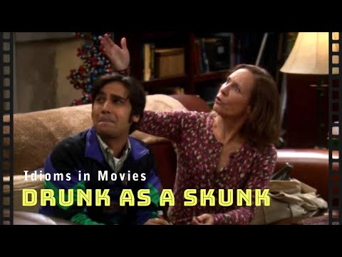 Idioms in movies: Drunk as a skunk