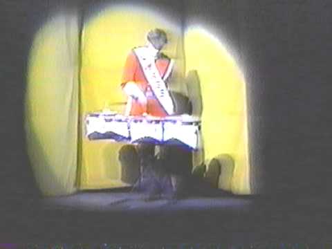 Umass Drumline 1992 Colin McNutt Solo Multibands Concert