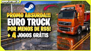 🔥 MEGA PROMOÇÃO na Steam! ETS2 por MENOS de R$5 + 4 Jogos GRÁTIS!