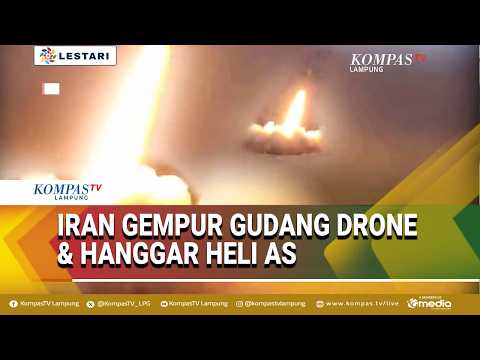 Serangan Iran Sasar Gudang Drone hingga Hanggar Helikopter Amerika Serikat