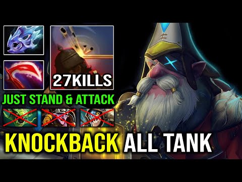 Nothing Tank For this Knockback God Sniper | EZ 27Kills Insane Desolator Armor Reduct 7.30d Dota 2