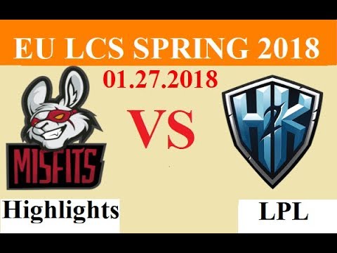 [01.27.2018]: MSF vs H2K - Highlights EU LCS Spring 2018 W2D1