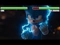 Sonic vs. Dr. Robotnik WITH HEALTHBARS | Full Final Battle | HD | Sonic the Hedgehog