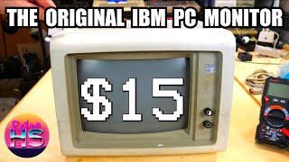 E-WASTE TO E-WIN! IBM 5151 Monitor Restoration