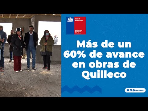 Conjunto habitacional de Quilleco presenta más de un 60% de avance