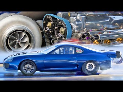 2,400HP Toyota Supra - 6 CYLINDER Drag Car!