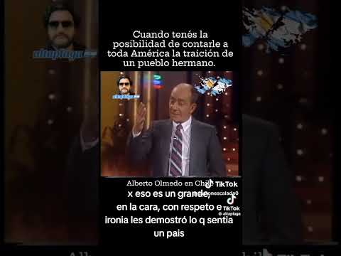 #tvargentina Alberto Olmedo habla de Malvinas argentinas en Chile