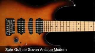 Video thumbnail for Suhr Guthrie Govan Antique Modern by Wild West Guitars