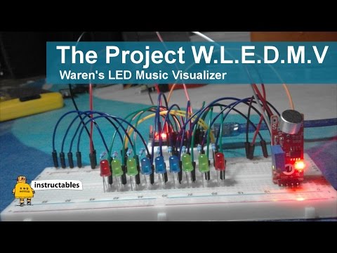 Waren's L.E.D Music Visualizer (The Project W.L.E.D.M.V)