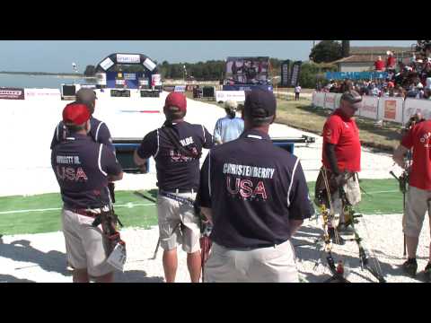 USA v Denmark – compound men's team gold | Porec 2011 Archery World Cup stage 1