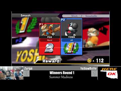 Summer Madness Smash for Wii U WR1: Zurge (Fox) vs YellowRello (Yoshi)