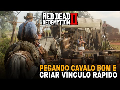 Como pegar cavalo mais RARO e subir vínculo rápido com ele?- Red dead Redemption 2