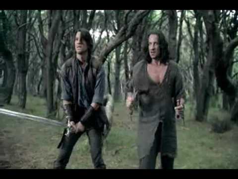 Richard and Darken Rahl fight the Sisters of the Dark