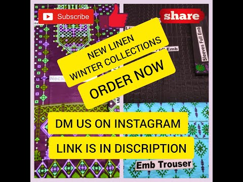 Linen | Linen suits for ladies | karandi suit design | karandi fabric | bareeze master replica