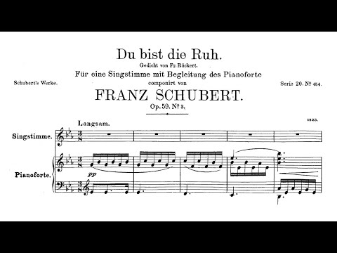 Schubert: Du bist die Ruh, D.776 - Hermann Prey, 1969 - Philips 6573 010