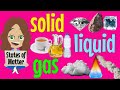 Learn About States Of Matter Solid Liquid Gas Great For Schools