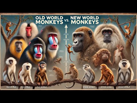 Old World vs New World Monkeys (The Critter Network)