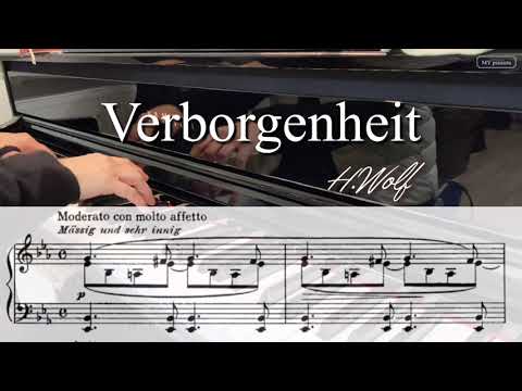 Verborgenheit, in Eb Major, Karaoke, H.Wolf