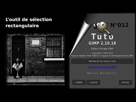 Gimp 2 10 18 Tutorial for Beginners - 012 - The Rectangular Selection Tool