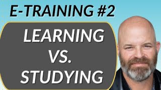 LEARNING vs. TRAINING