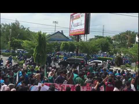 AKSI MAHASISWA TOLAK PT-EMM di ACEH BERUJUNG TRAGIS