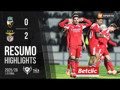 Resumo: Farense 0-2 Benfica (Taça de Portugal 25/26)
