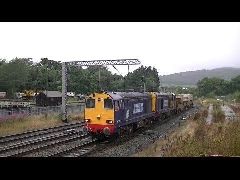 DRS 20312+20302. 6K73. Carnforth. 15/08/13