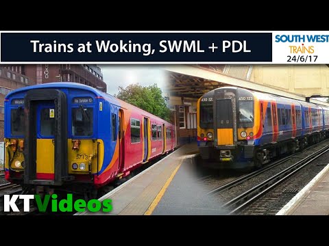 Trains at Woking, SWML + PDL (1,500 subscriber special: Part 4) - 24/6/17