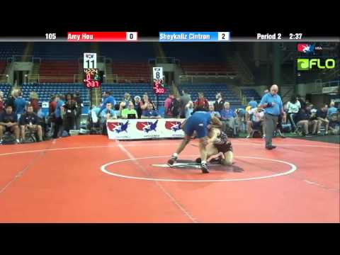 Junior WM 105 - Amy Hou (Georgia) vs. Sheykaliz Cintron (Puerto Rico)