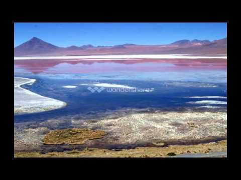 Lake Laguna Colorado, Bolivia-Озеро Лагу