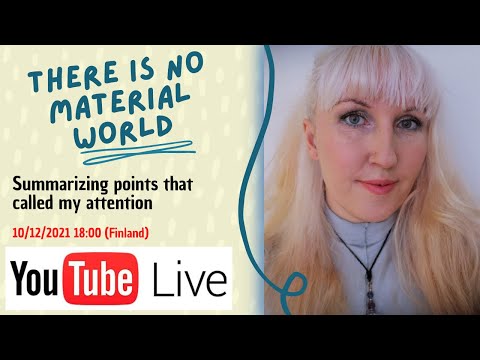 There is no Material World - Contemplations with Gosia - Yazhi Swaruu´s Message