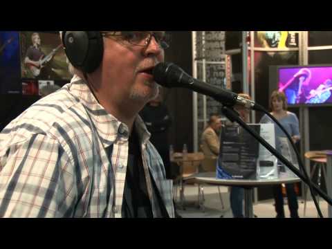 Musikmesse 2011 TC Helicon Voice Live Touch und MP 75 Demo