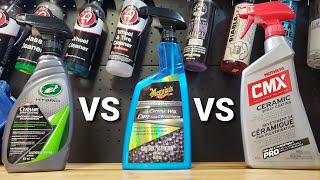TURTLE WAX CERAMIC COATING VS MOTHERS CERAMIC COATING VS MEG