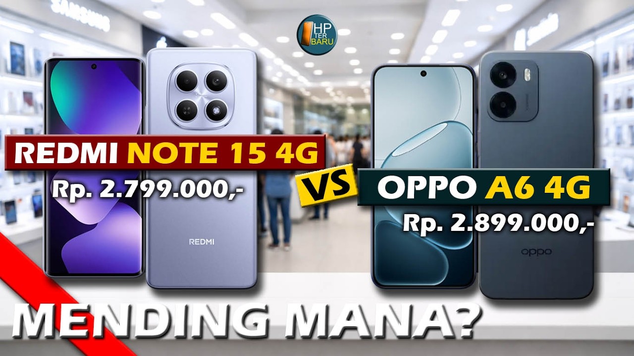 MENDING MANA? XIAOMI REDMI NOTE 15 4G VS OPPO A6 4G
