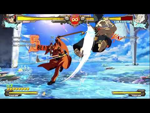 GGXRDR2.1 johnny combos lvl 3 no otg ideas
