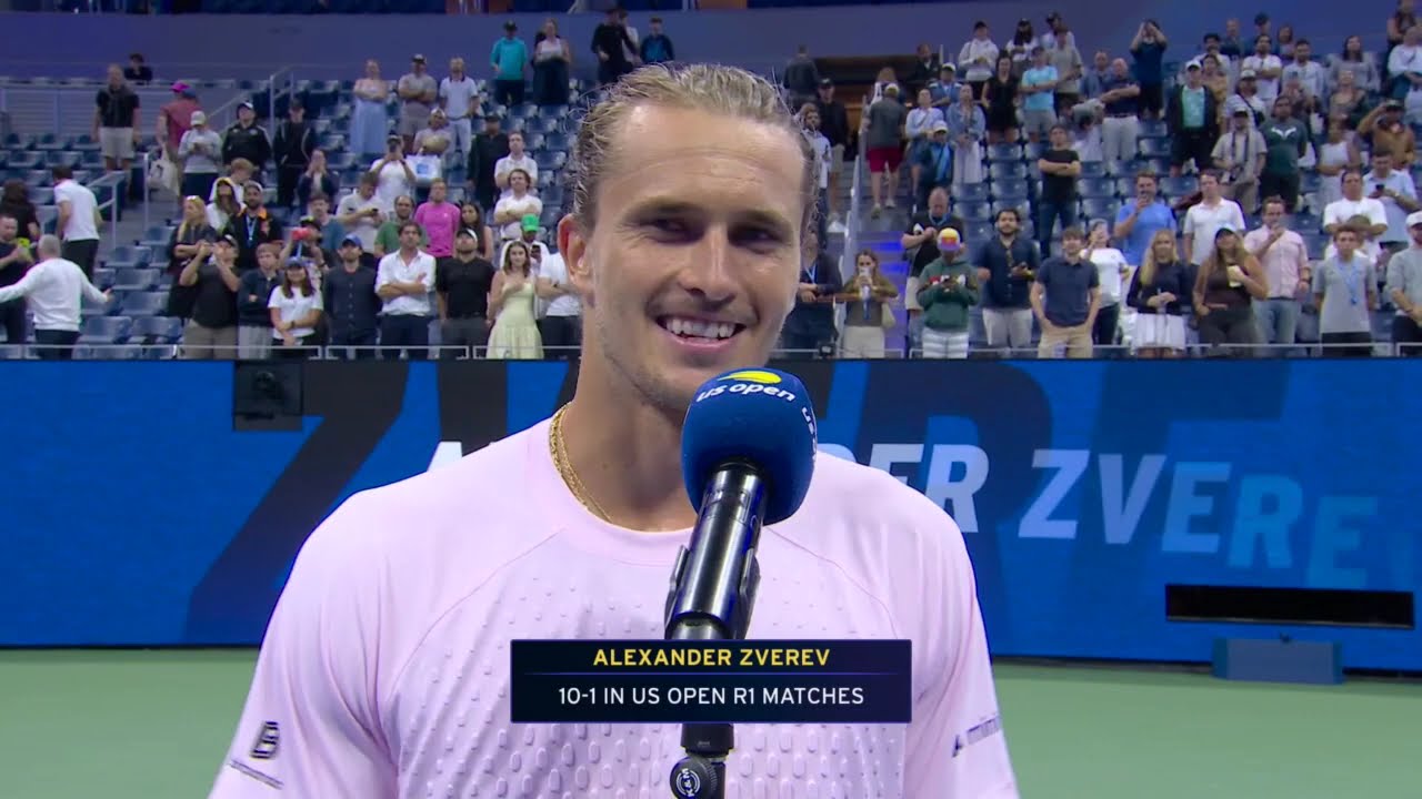 No. 1 Alexander Zverev reacts to near 5-hour opening round 👏 'EXACTLY WHAT I NEED' | 2026 US Open