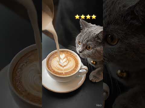 A cat rates an espresso machine ⭐→⭐⭐⭐⭐⭐ | LUMI RATES Ep.1
