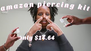Trying Amazon Nose Piercing Kit