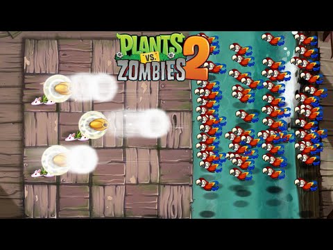 PvZ 2 Challenge - Who's Plants Can Defeat 100 Parrots Zombie - Who's Best Plant?