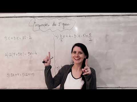 Equação do 1° grau (EXERCÍCIOS)