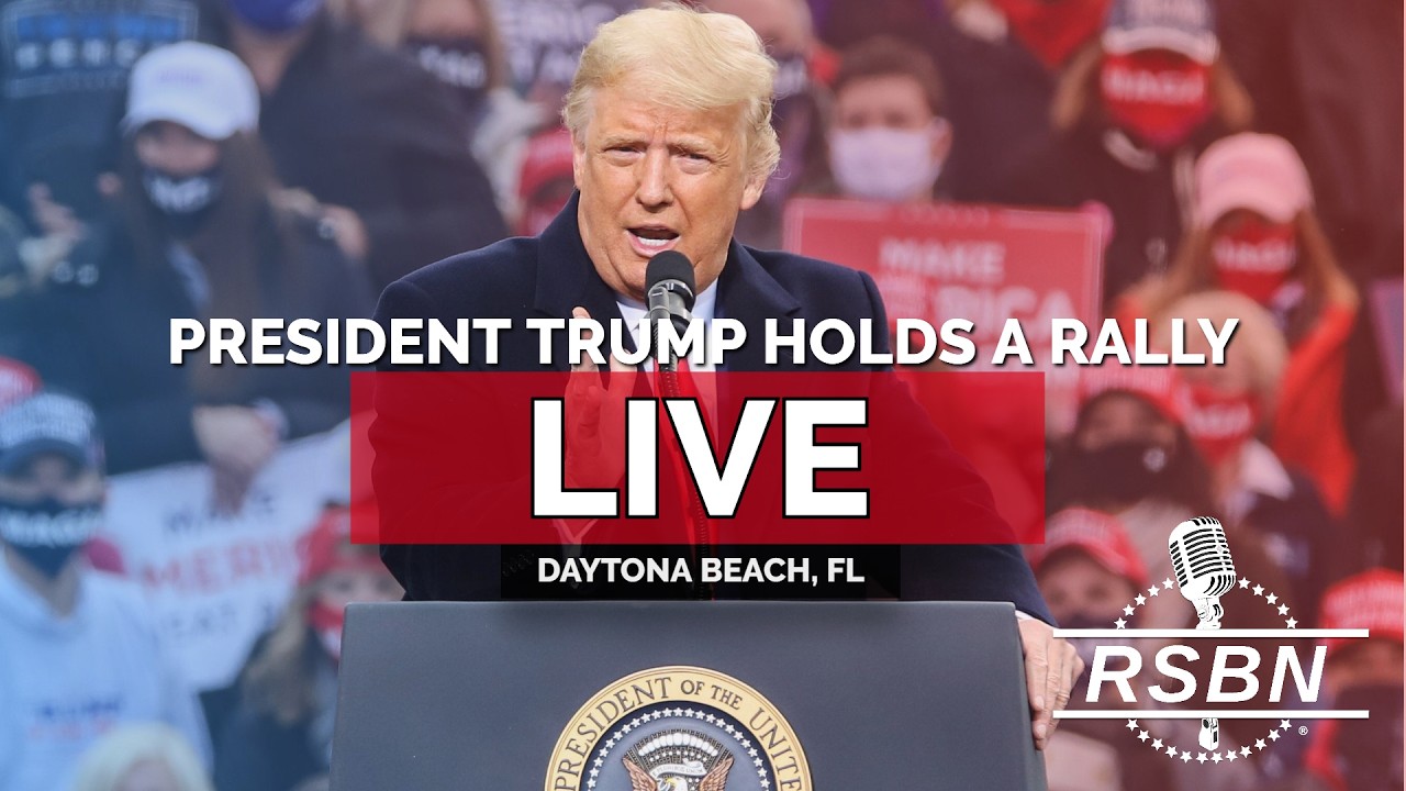 LIVE: President Trump Holds a Rally in Daytona Beach, FL - 10/30/26