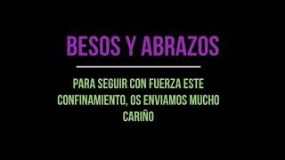 Besos y abrazos para animaros el día