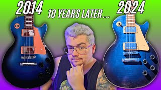 Video thumbnail for How has my 2014 Gibson Les Paul Studio held up after 10 YEARS?? by DenDenBMX