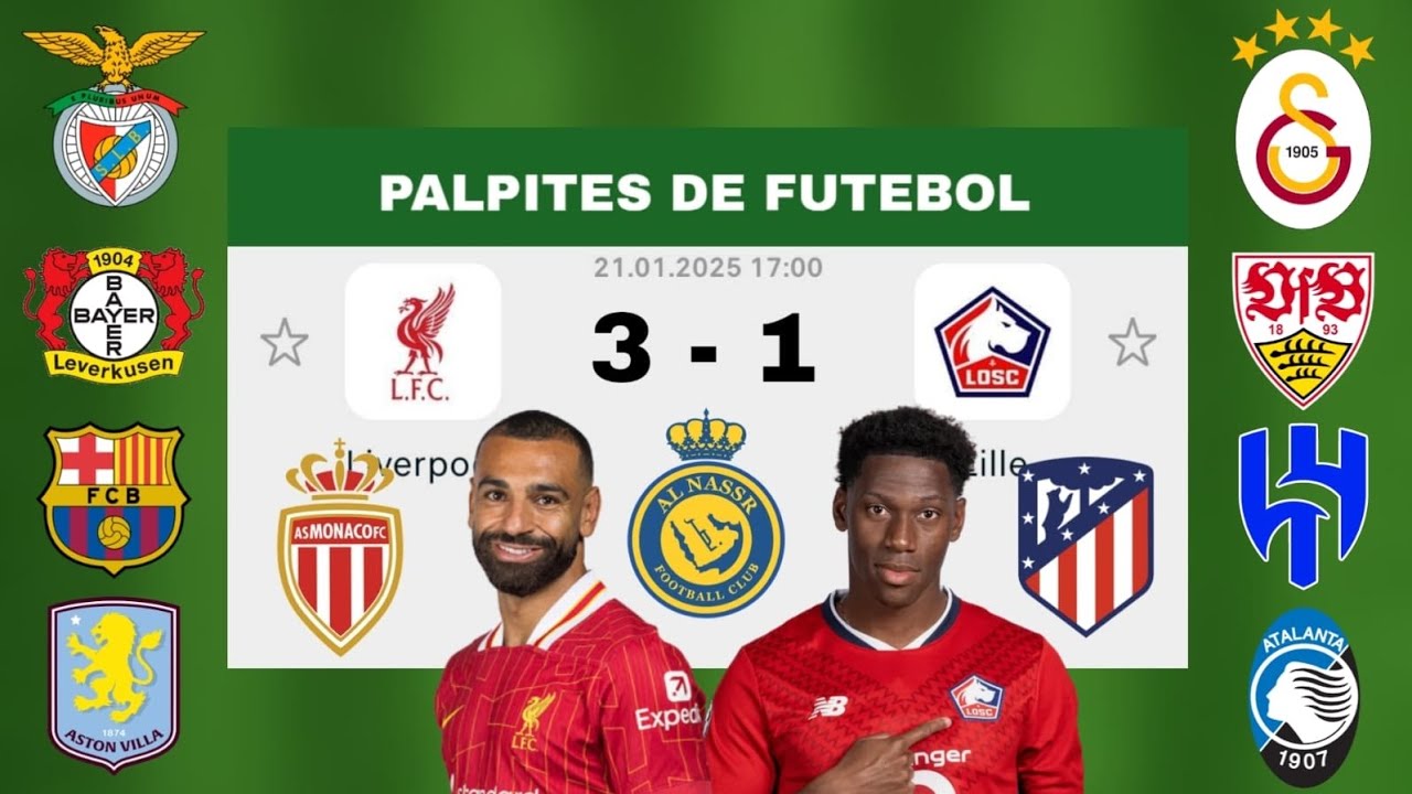 PALPITES DE FUTEBOL PARA HOJE 21 01 2025 ( TERÇA FEIRA ) + PLACAR EXATO + BILHETE PRONTO + JOGADORES