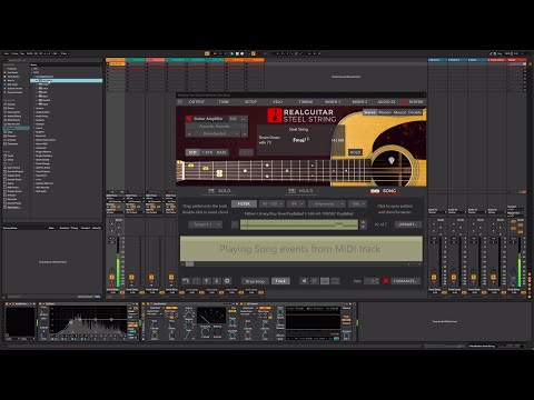 Musiclab Real Guitar Steel Strings   Song Strumming
